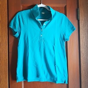J. Crew womens distressed polo